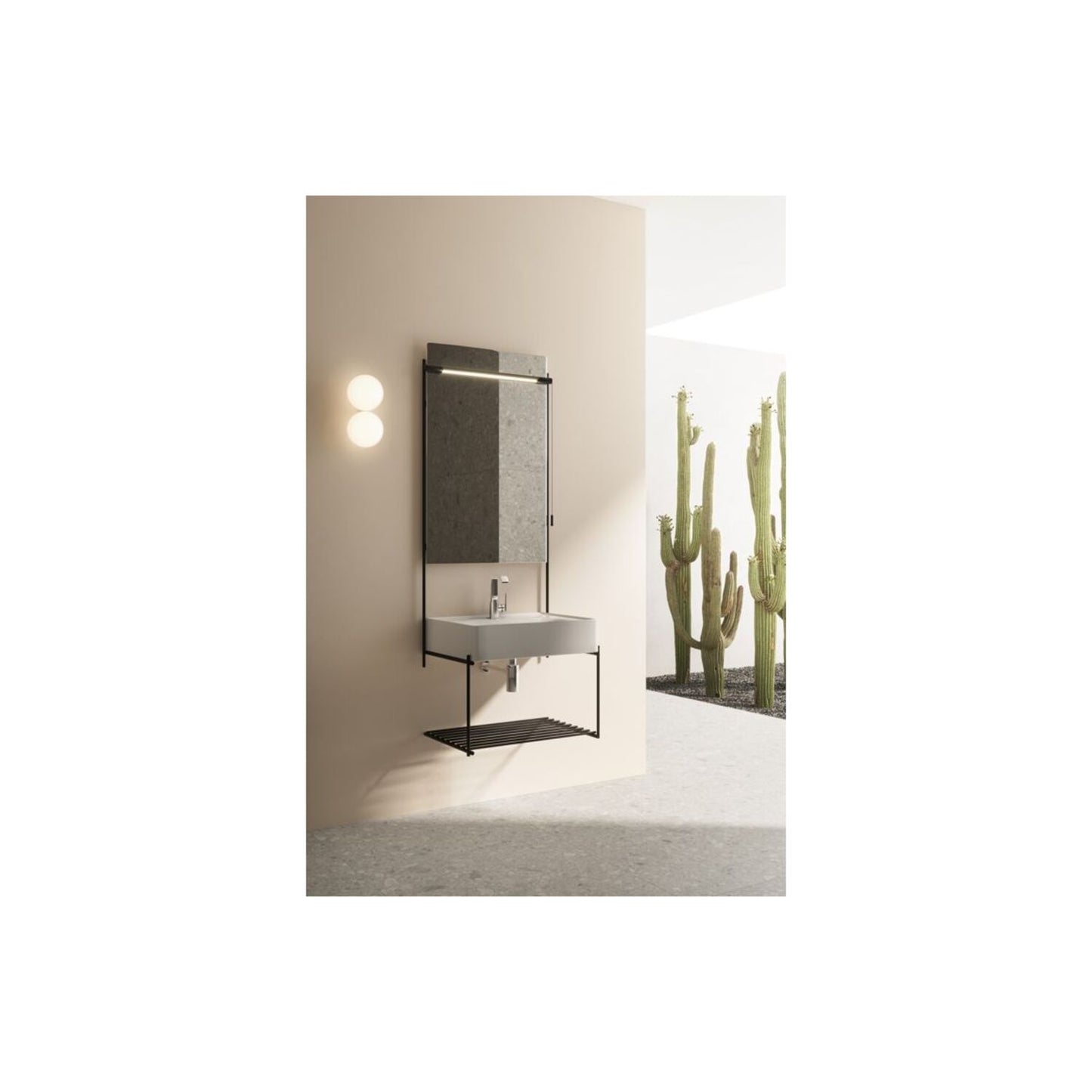Vitra Suit Basin Mixer (Side Handle)