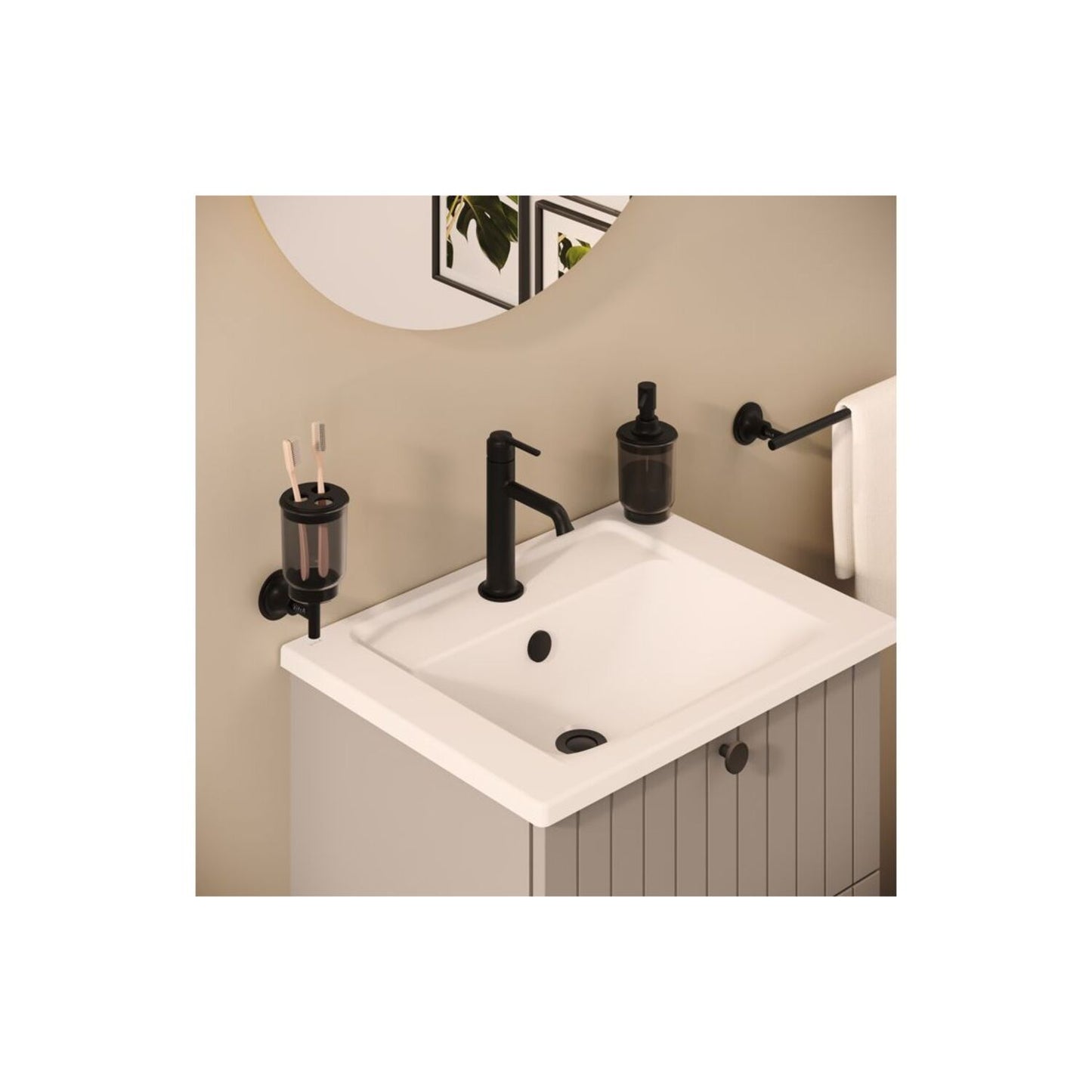 Vitra Origin Classic Basin Mixer (Top Handle)