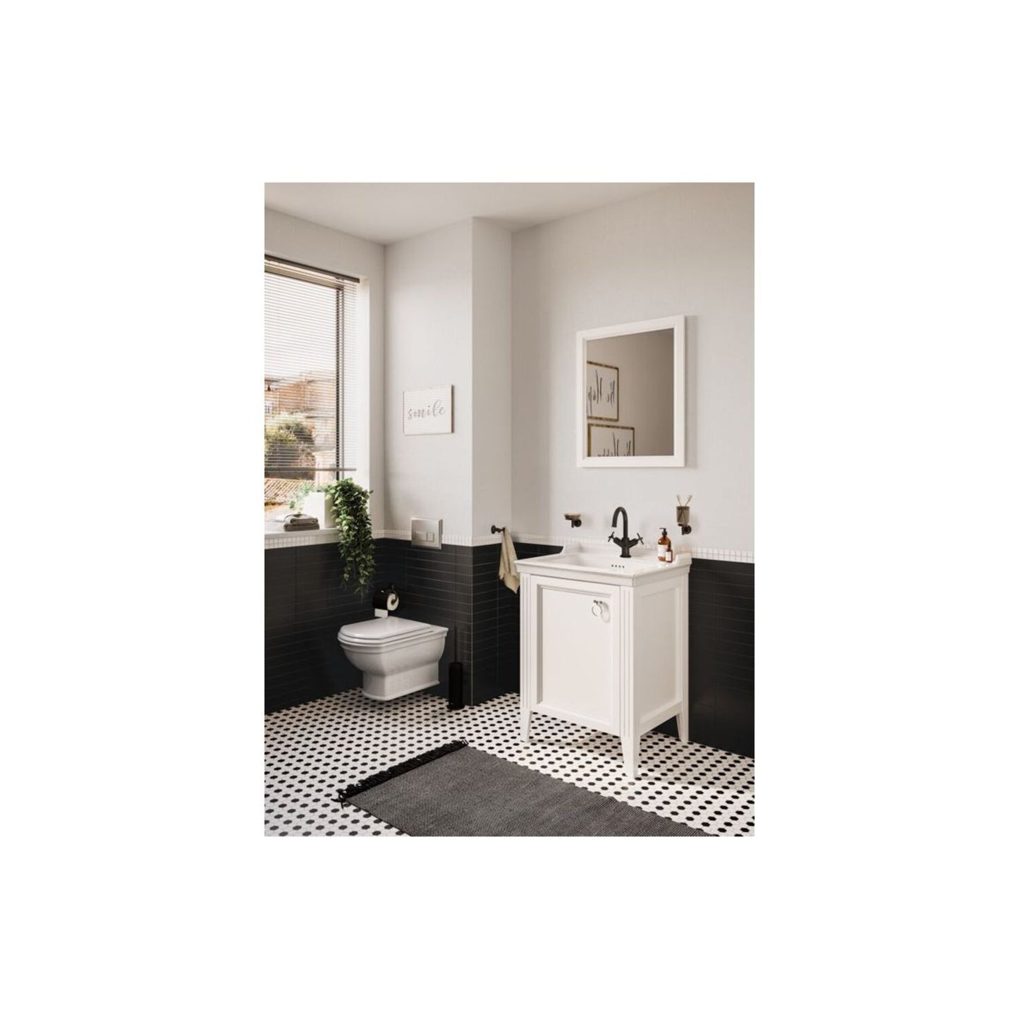 Vitra Origin Classic Basin Mixer (Cross Handles)