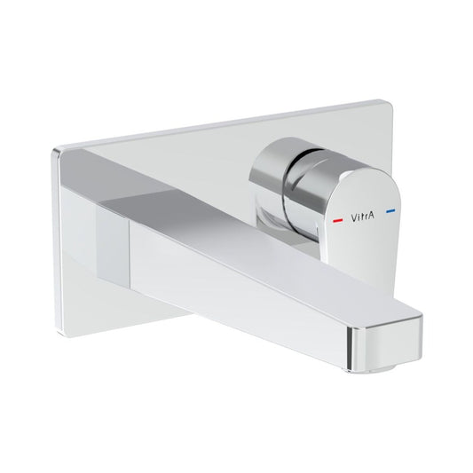 Vitra Flow Square Wall Mounted Basin Mixer