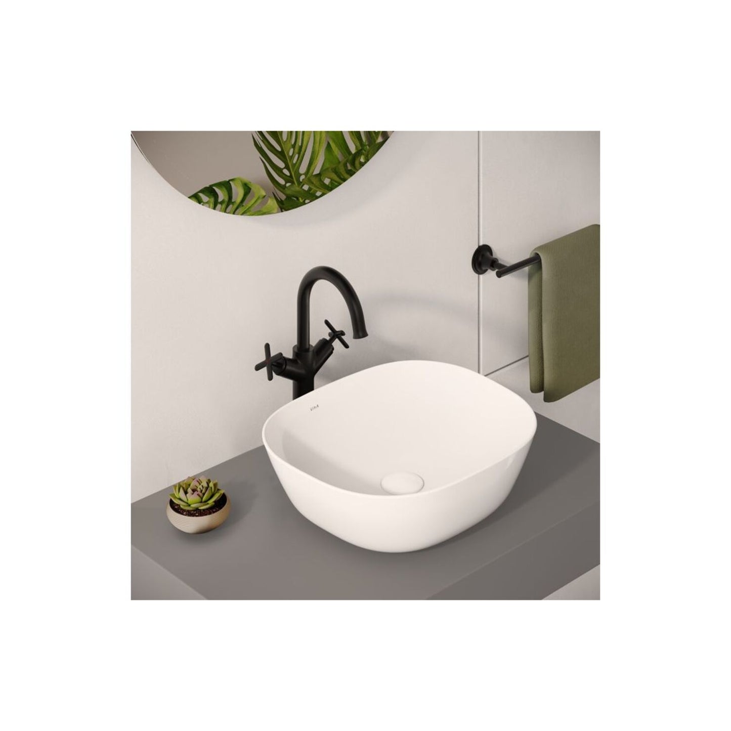 Vitra Origin Classic Tall Basin Mixer (Cross Handles)