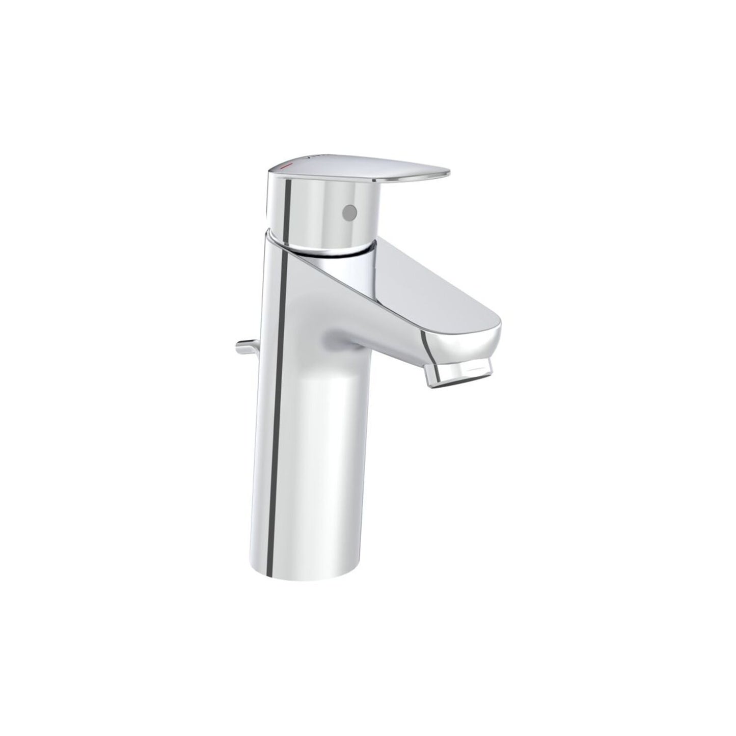 VitrA Flow Round Large Basin Mixer w/Waste Lever - Chrome