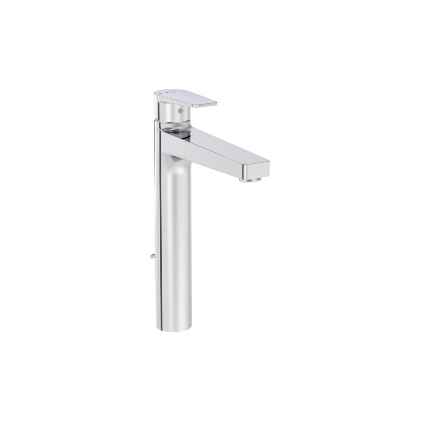Vitra Flow Square Tall Basin Mixer W/Waste Lever