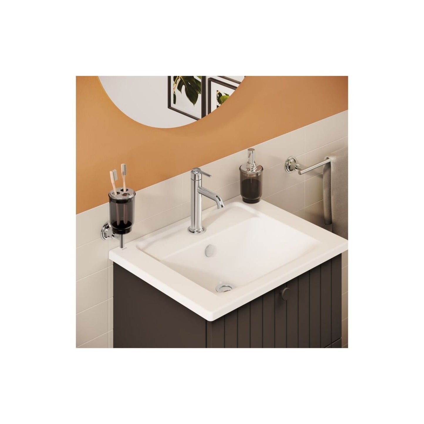 Vitra Origin Classic Basin Mixer (Top Handle)