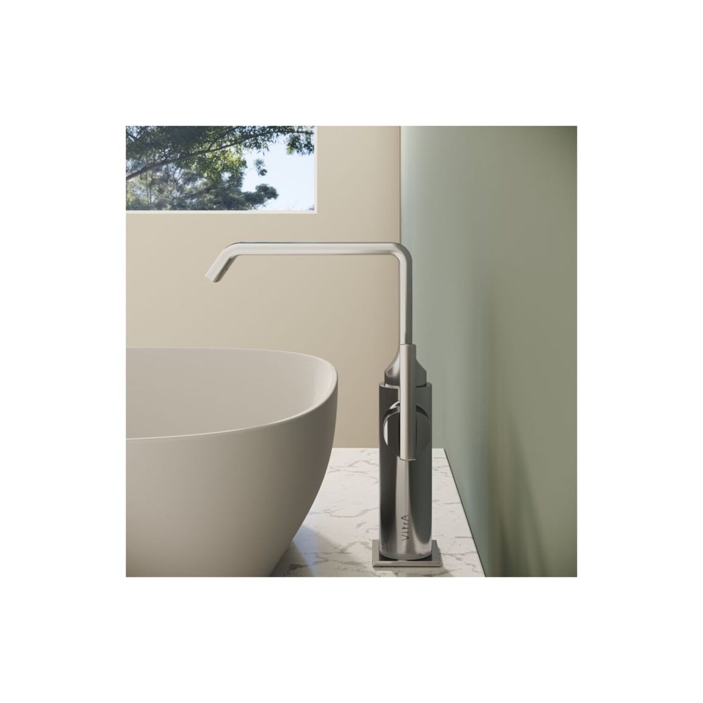 Vitra Suit Tall Basin Mixer (Side Handle)