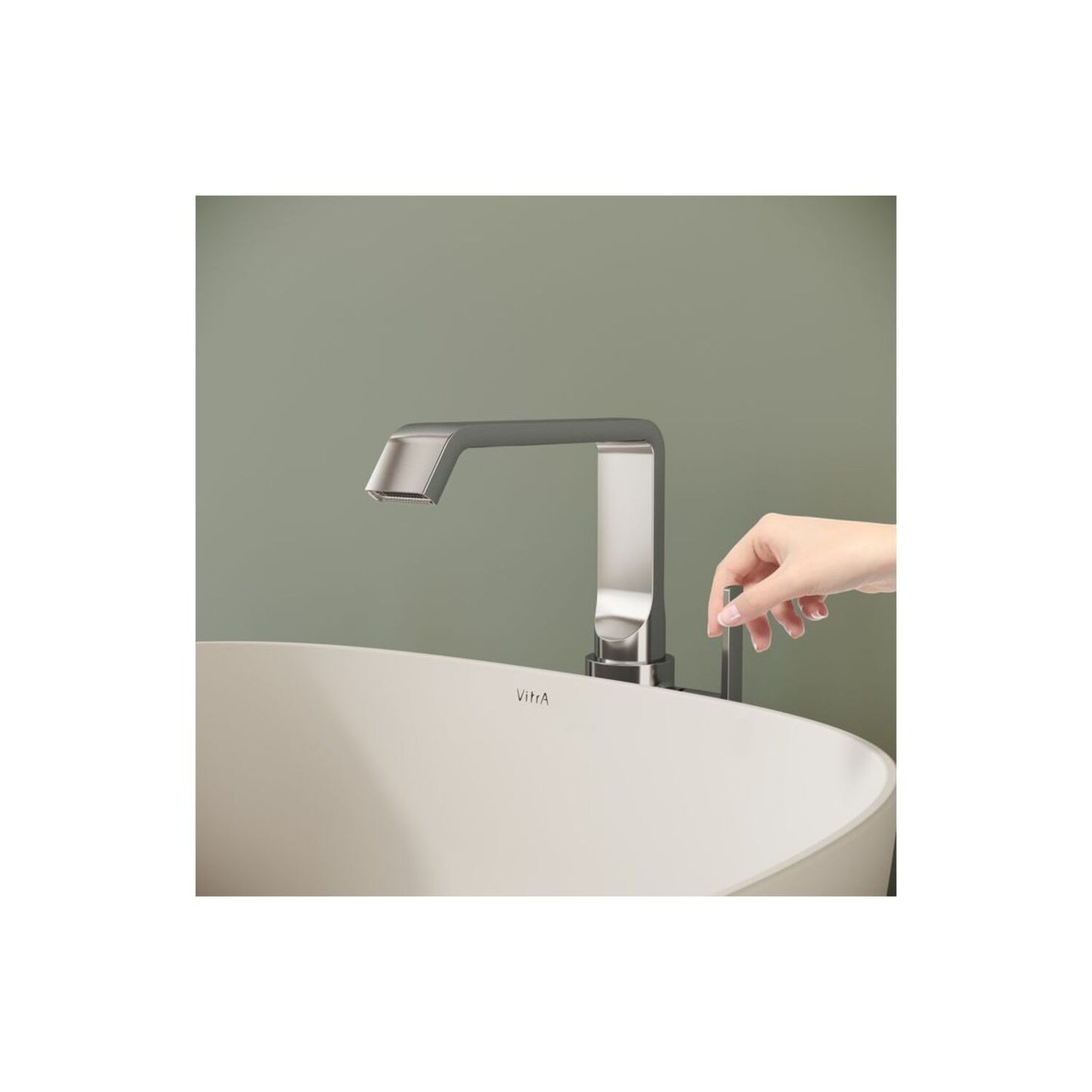 Vitra Suit Tall Basin Mixer (Side Handle)