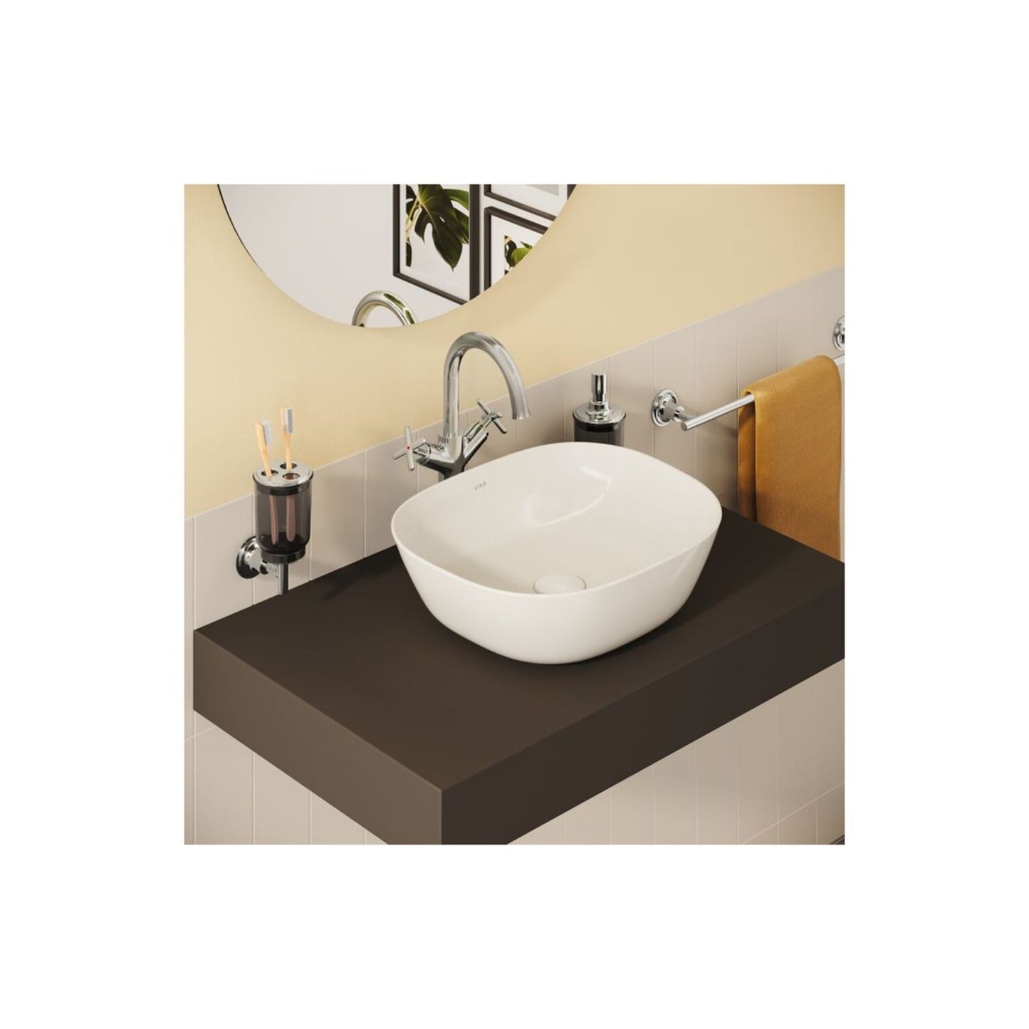 Vitra Origin Classic Tall Basin Mixer (Cross Handles)