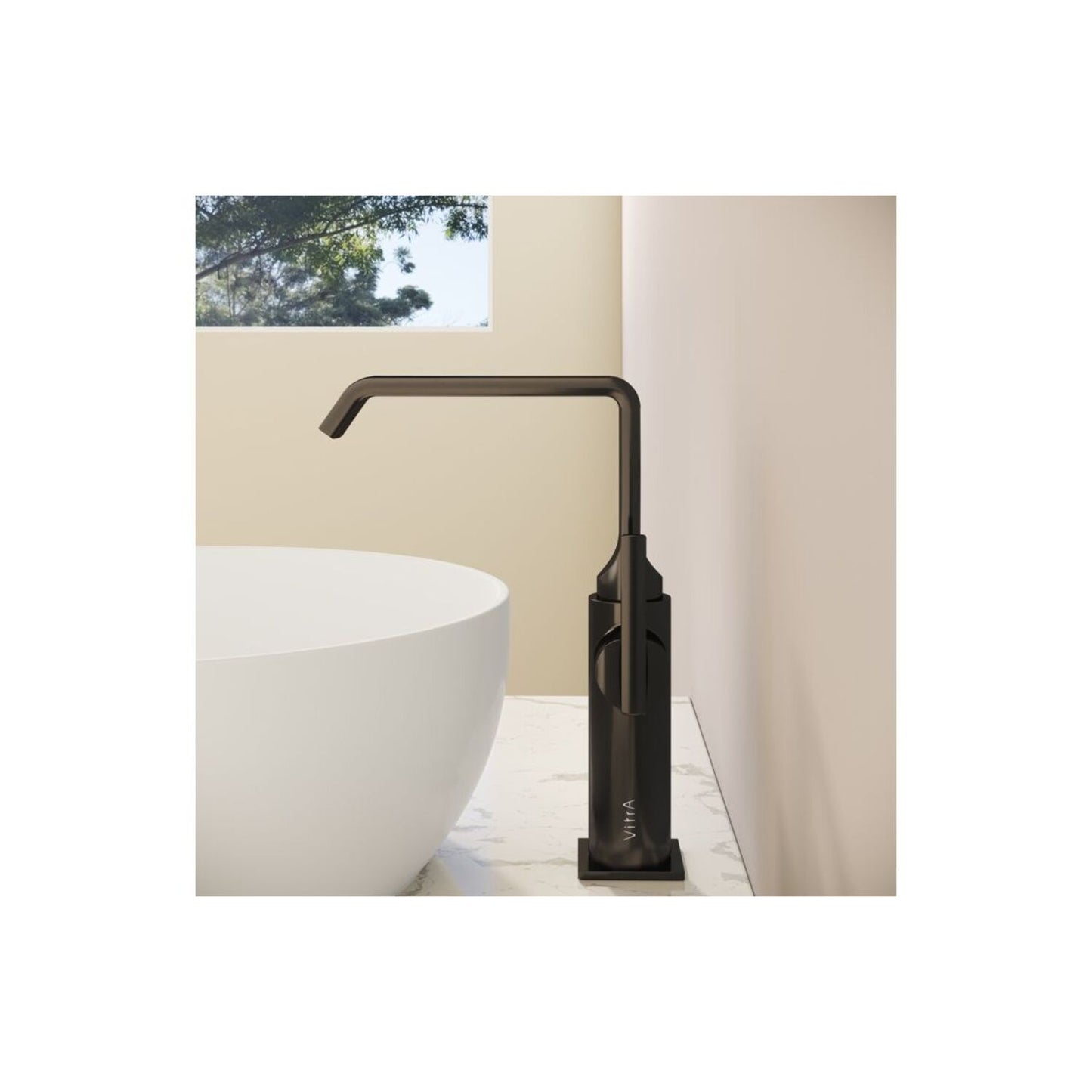 Vitra Suit Tall Basin Mixer (Side Handle)
