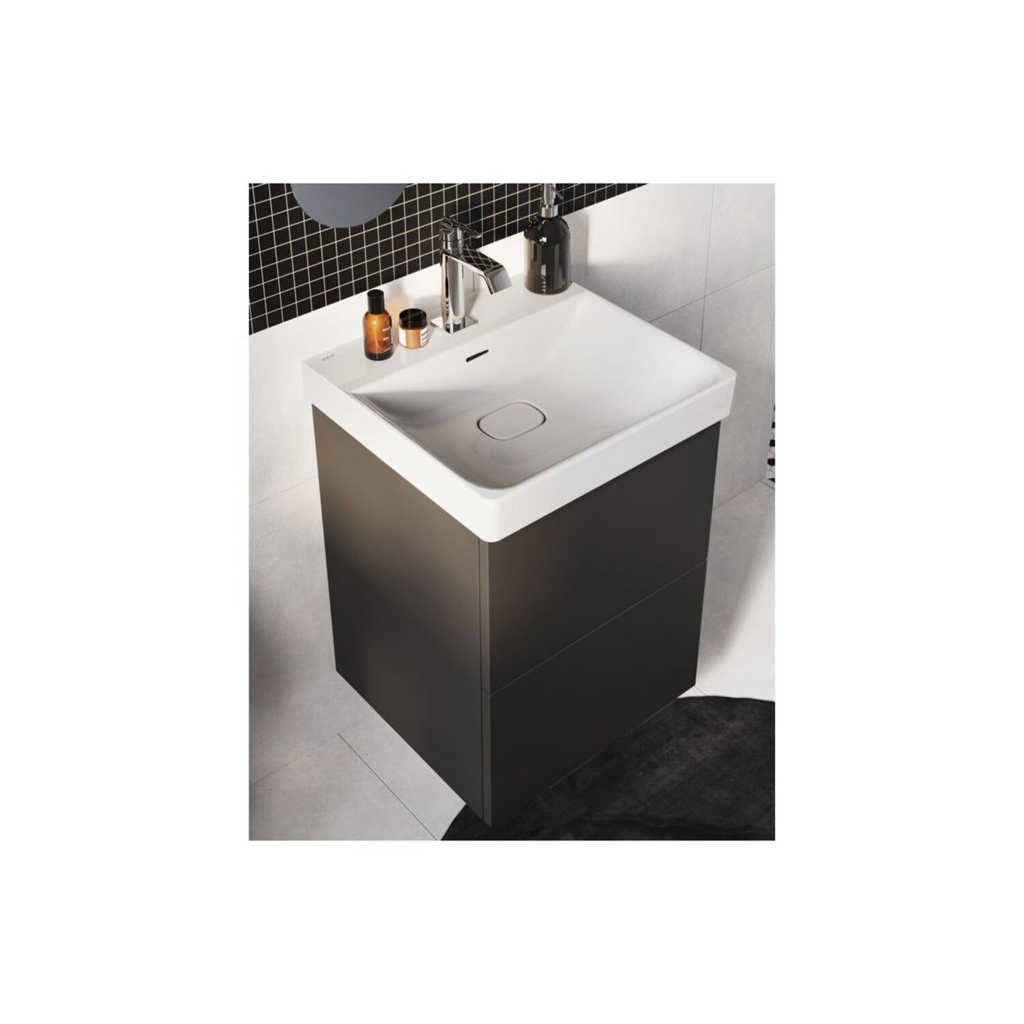 Vitra Suit Basin Mixer (Top Handle)
