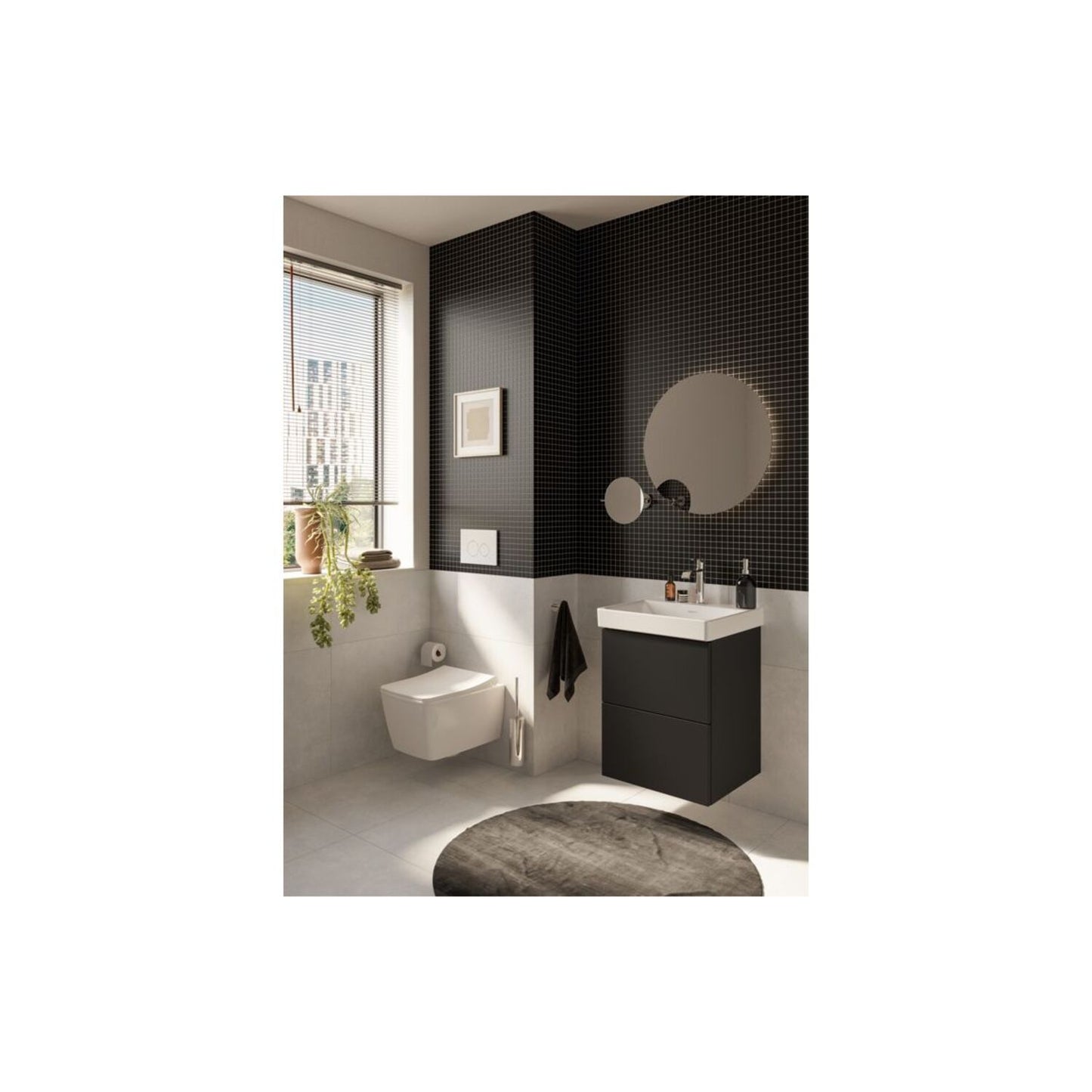 Vitra Suit Basin Mixer (Top Handle)