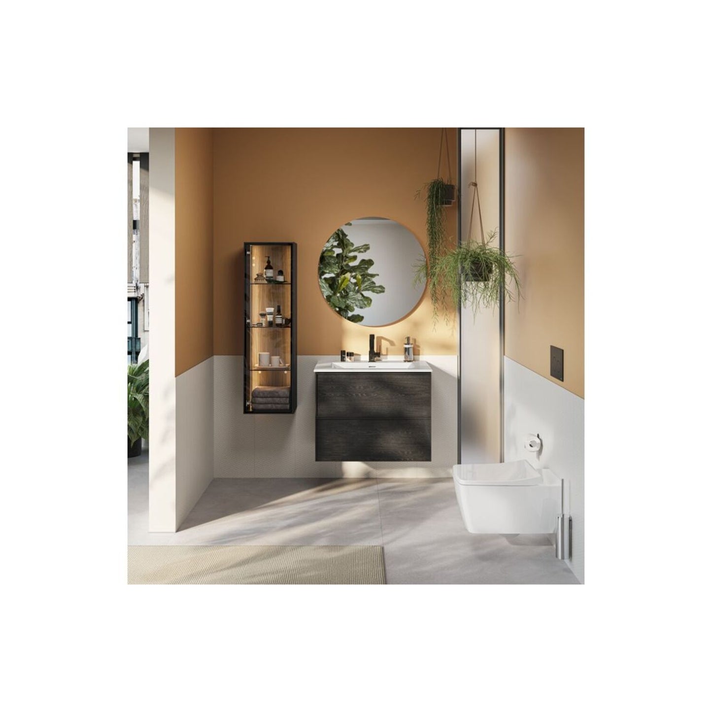 Vitra Suit Basin Mixer (Side Handle)