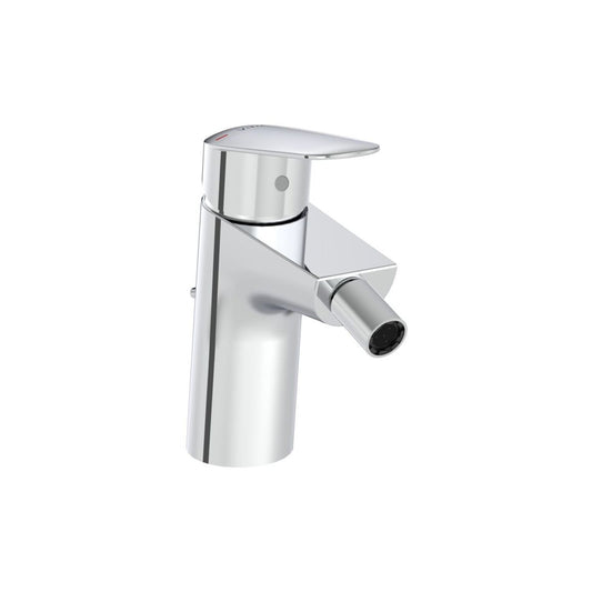 VitrA Flow Round Bidet Mixer - Chrome