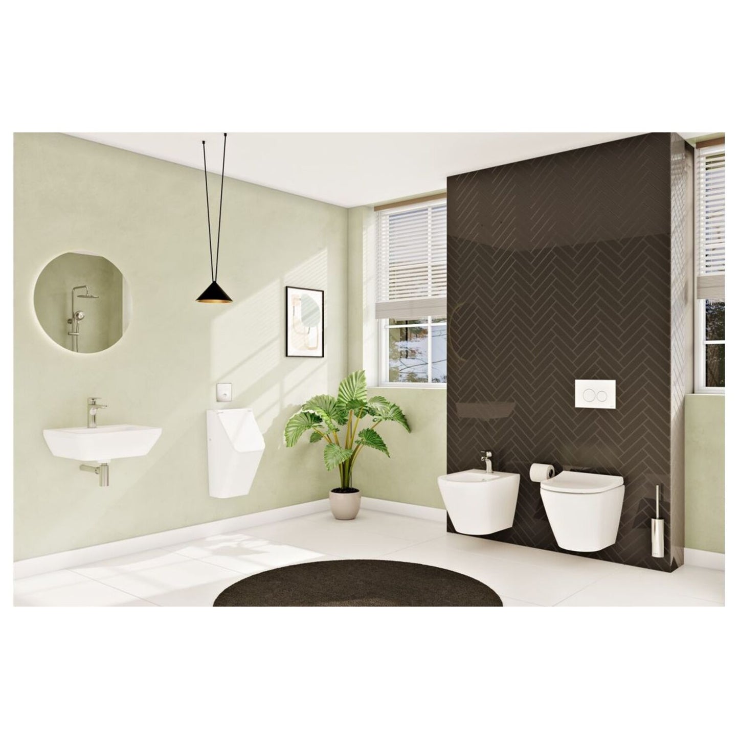 Vitra Root Round Bidet Mixer