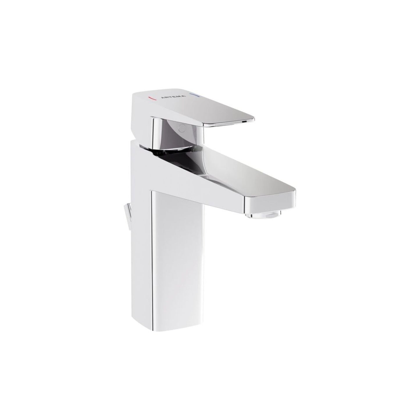 Vitra Root Square Basin Mixer W/Waste Lever
