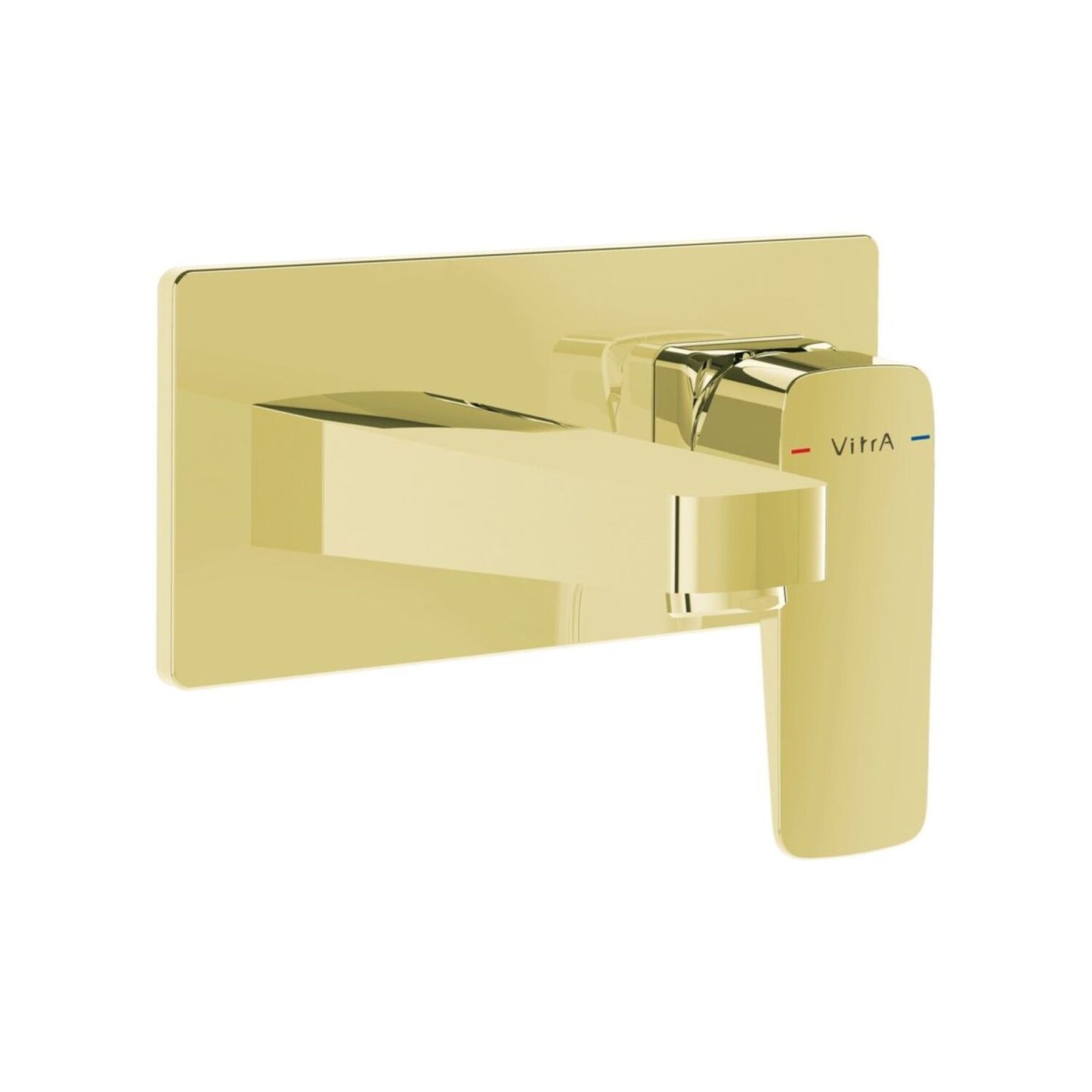 Vitra Root Square Wall Mounted Basin Mixer