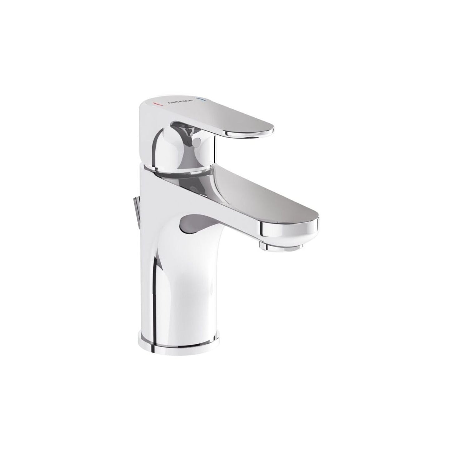 Vitra Root Round Compact Basin Mixer W/Waste Lever