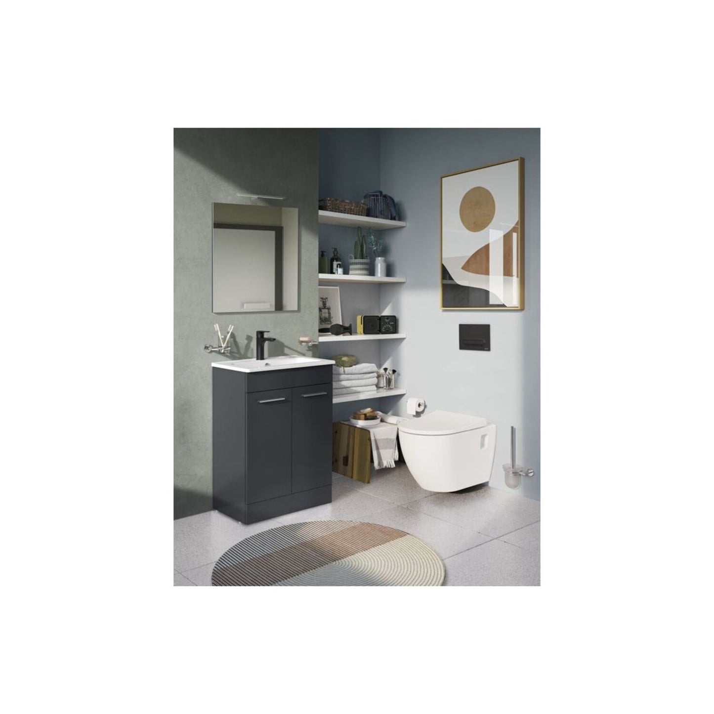 Vitra Root Round Basin Mixer