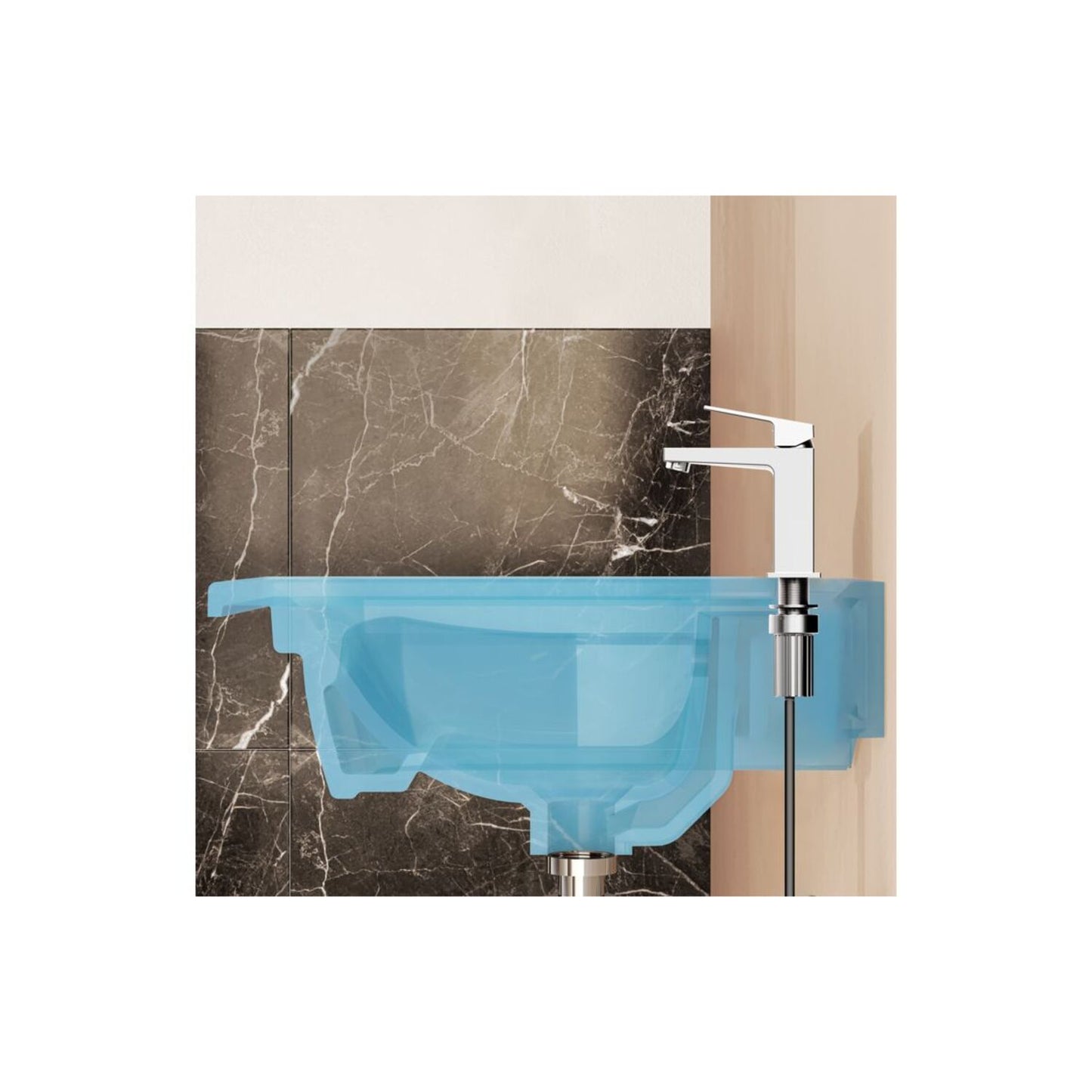 Vitra Minimax Square Tall Basin Mixer