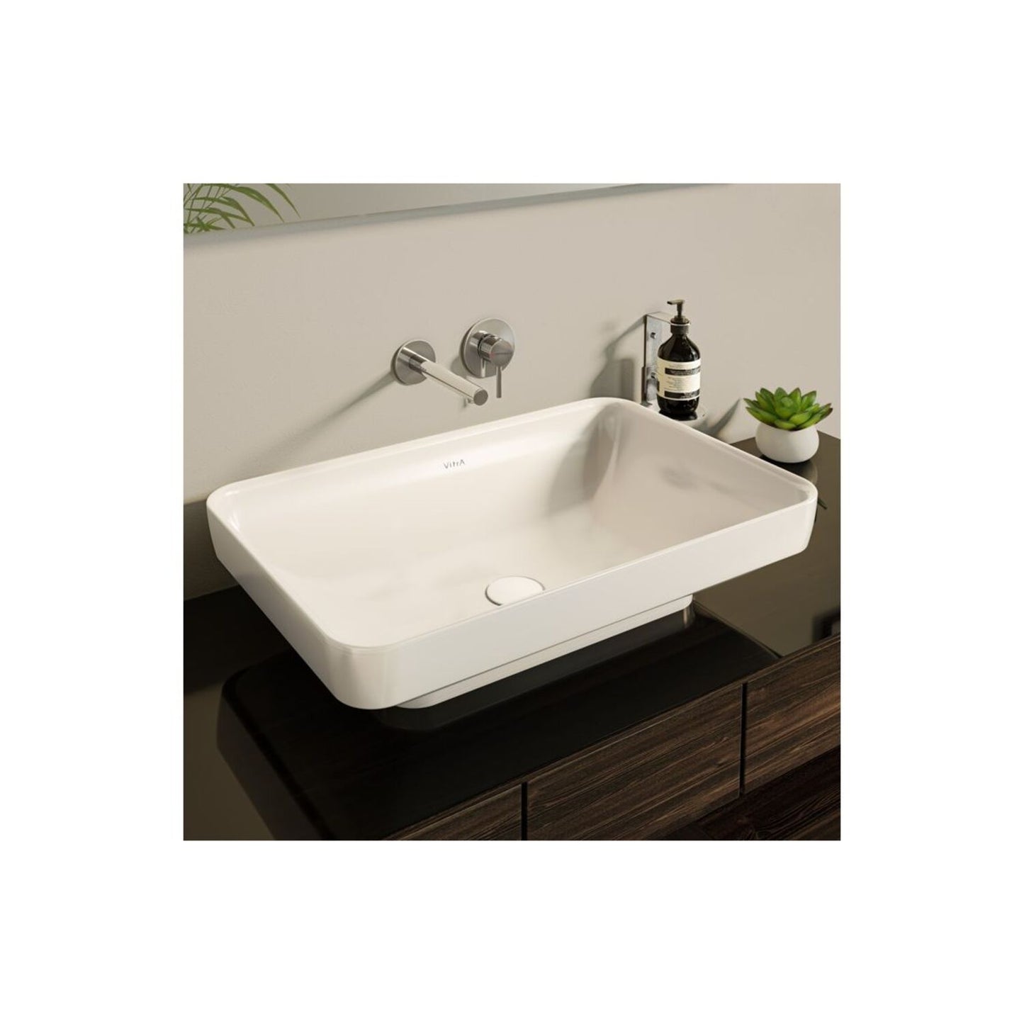 Vitra Origin Wall Mounted 2-Hole Basin Mixer