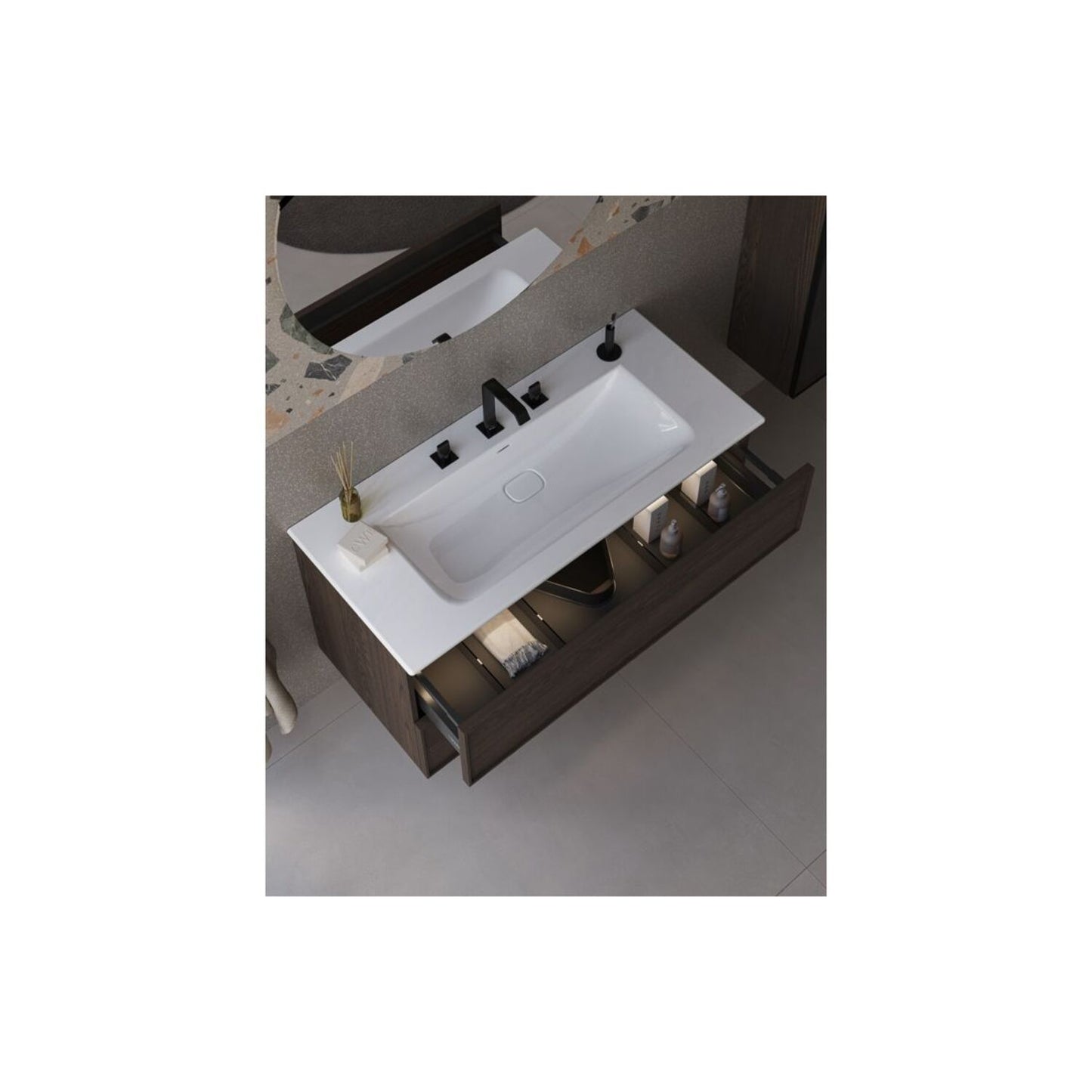 Vitra Suit 3-Hole Basin Mixer