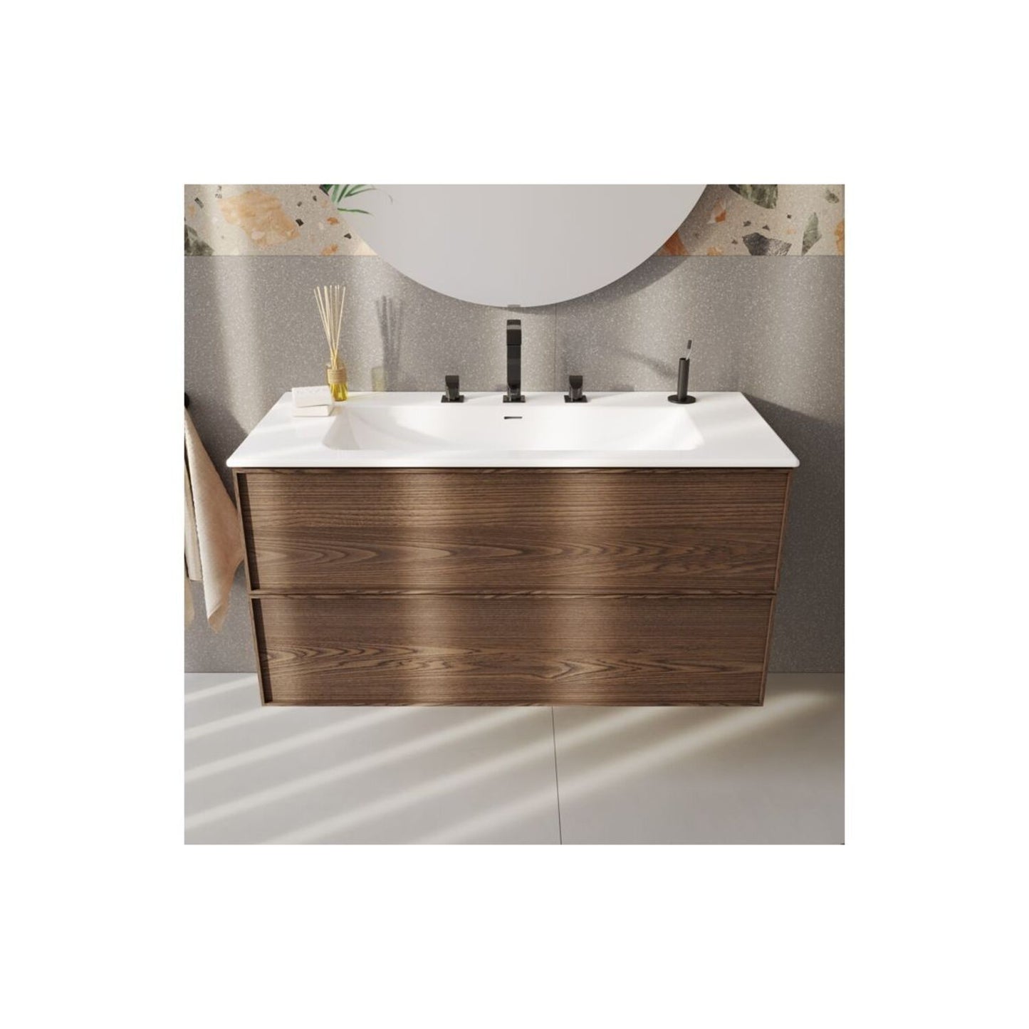 Vitra Suit 3-Hole Basin Mixer