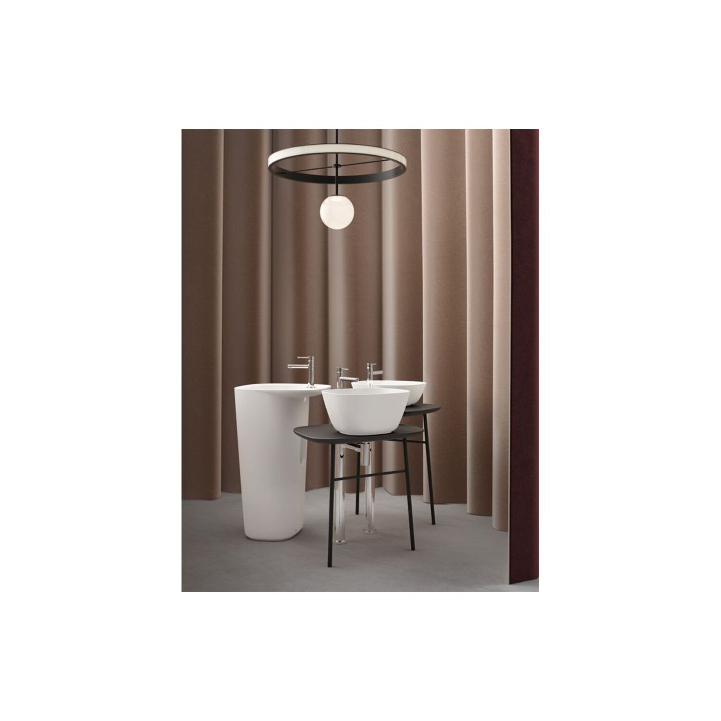 VitrA Floor Standing Bottle Trap - Chrome
