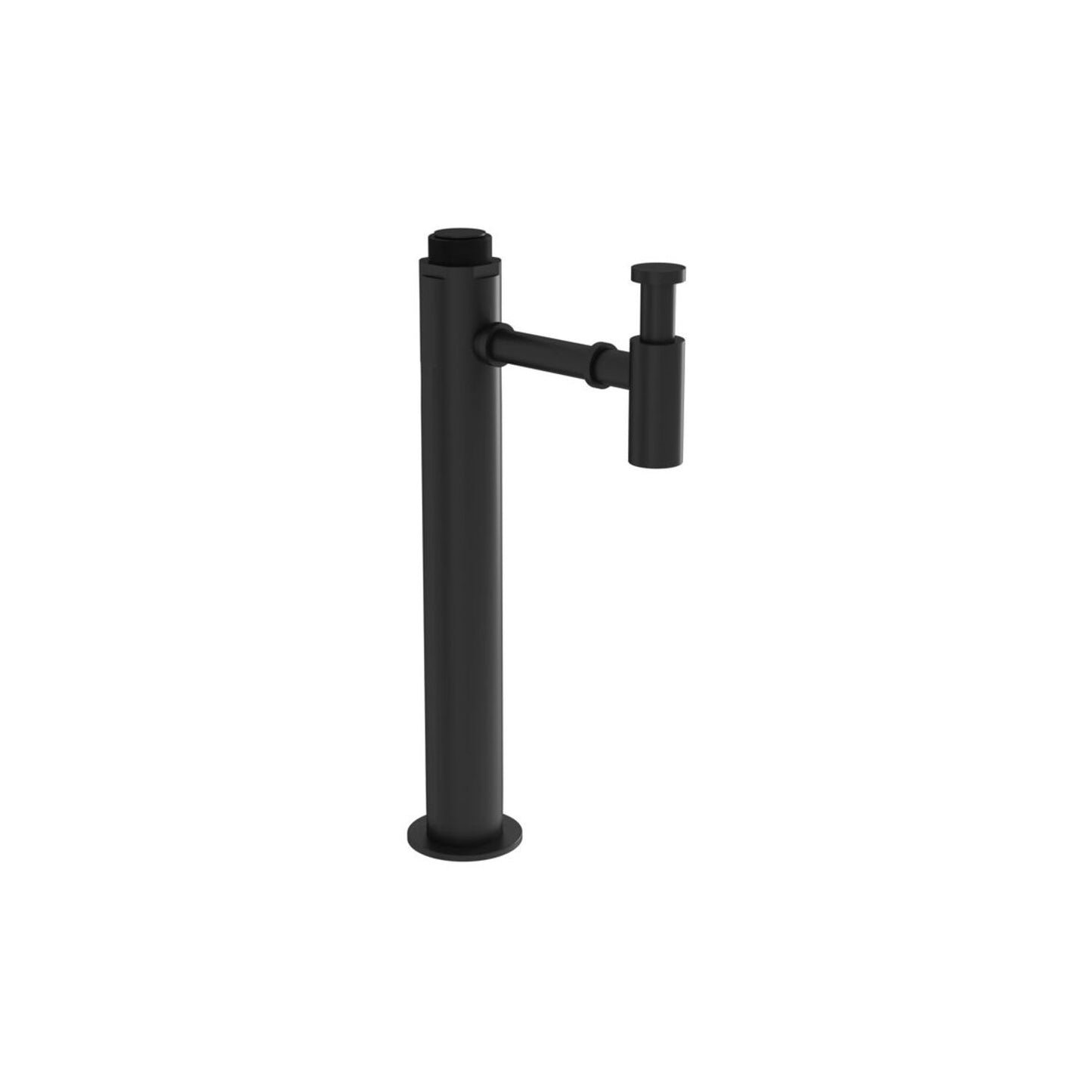 VitrA Floor Standing Bottle Trap (Long) - Matt Black