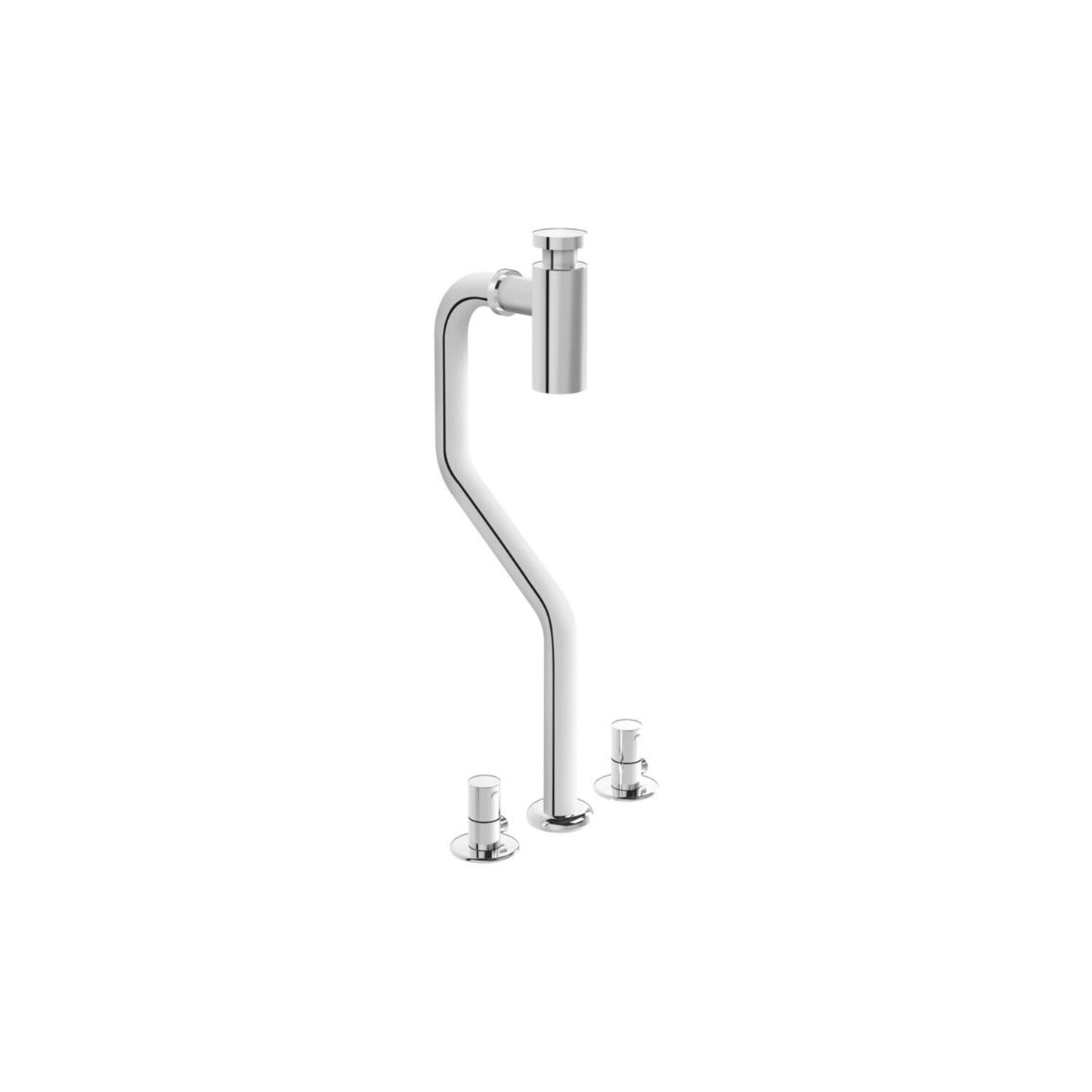 VitrA Bottle Trap for Plural Monoblock Basins - Chrome